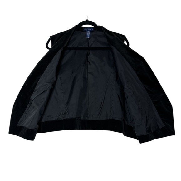 Vintage Karen Scott Christmas Vest Womens Plus 1X Embroidered Black Velvet Y2K - Picture 7 of 7